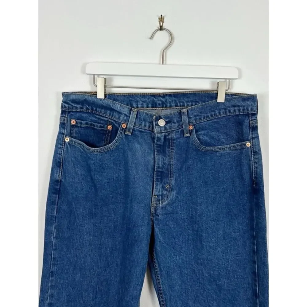 Levi's 514 Straight Fit Jeans Size 35 x 34